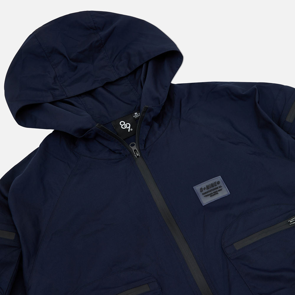 Combat Nylon Jacket Iridescent Navy