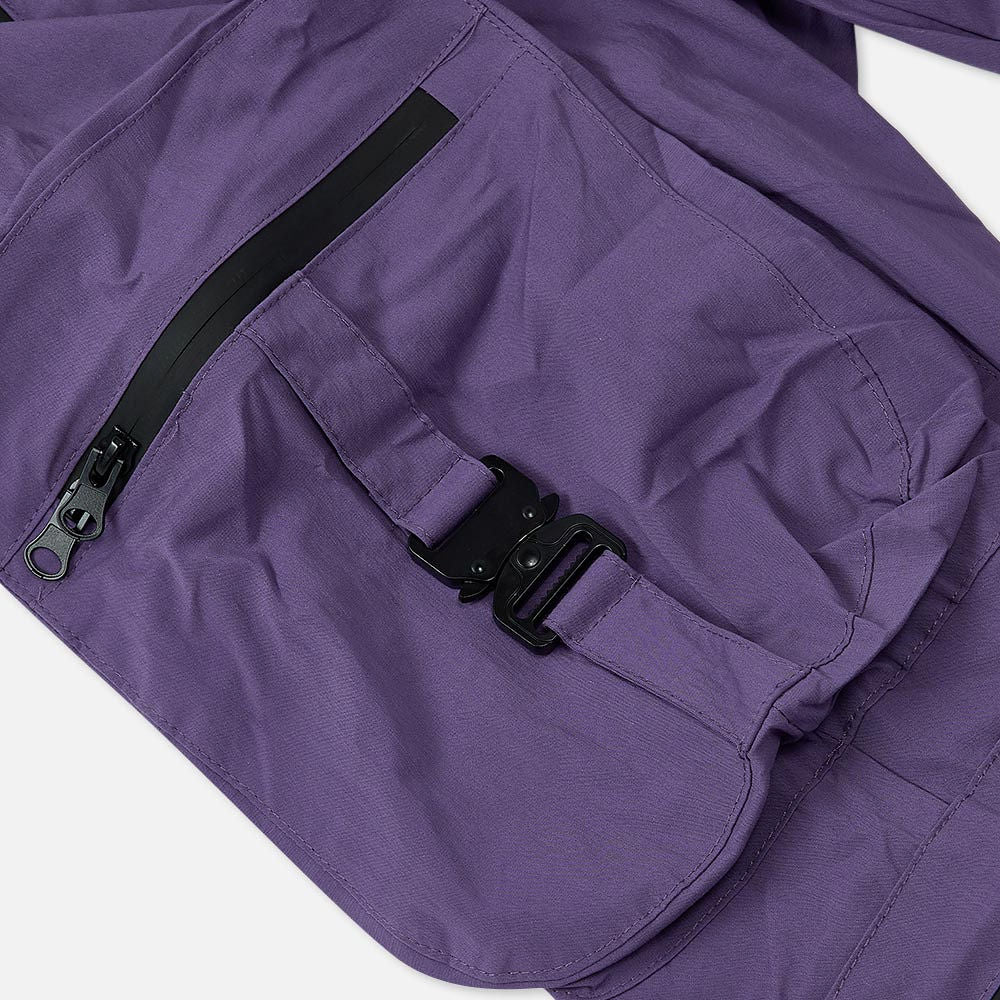 Women's Nylon Jogger Pants CV7803-510 Size XX-Large Purple