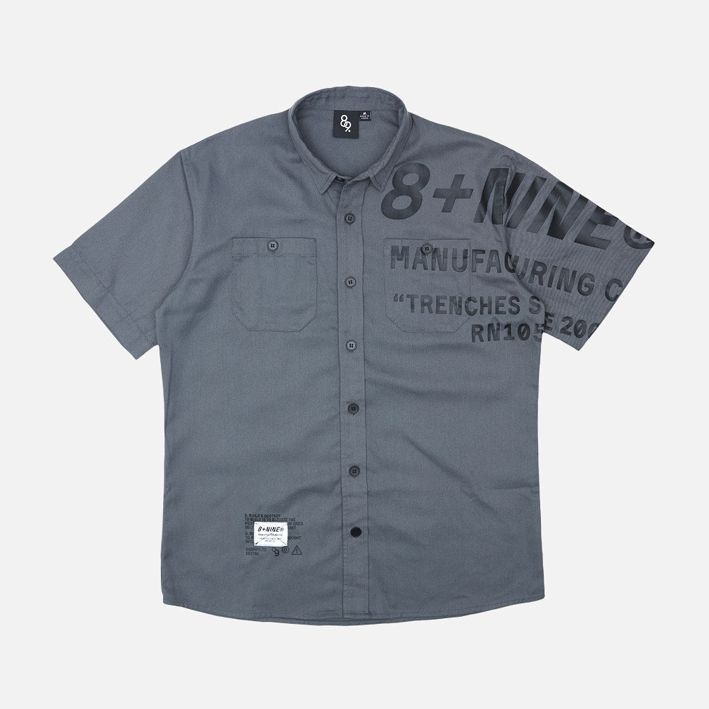 Muchachos Work Shirt Grey – 8&9 Clothing Co.