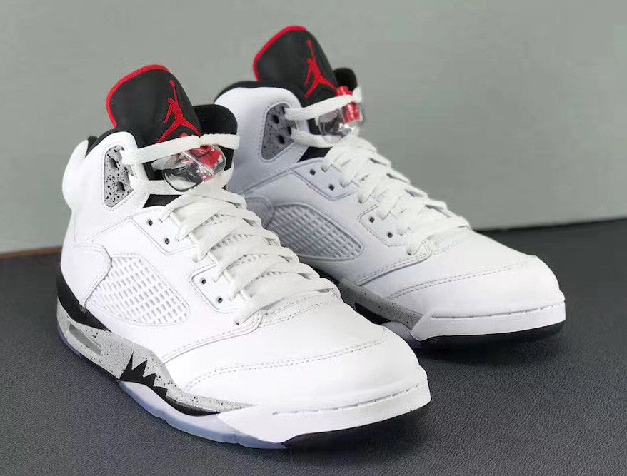 Air Jordan 5 White Cement