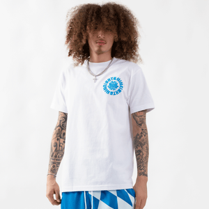 Atelier Tee White Royal Blue