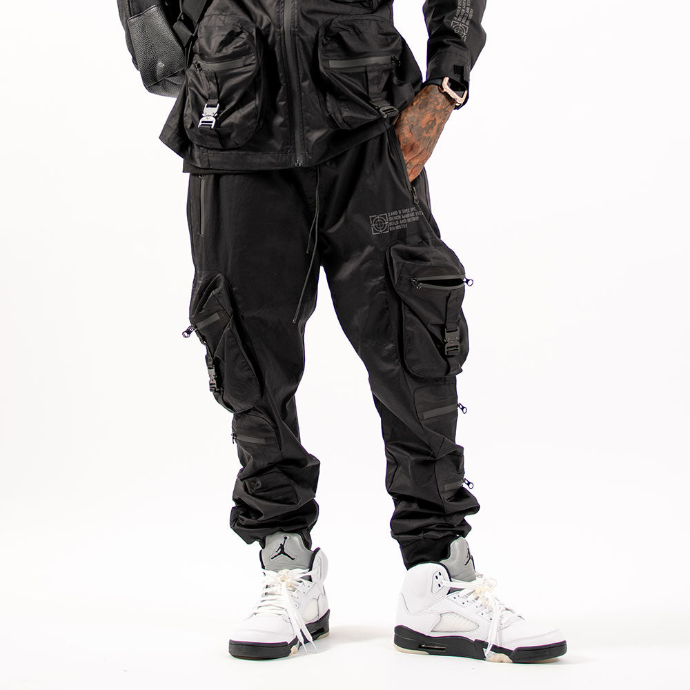 Black combat joggers online