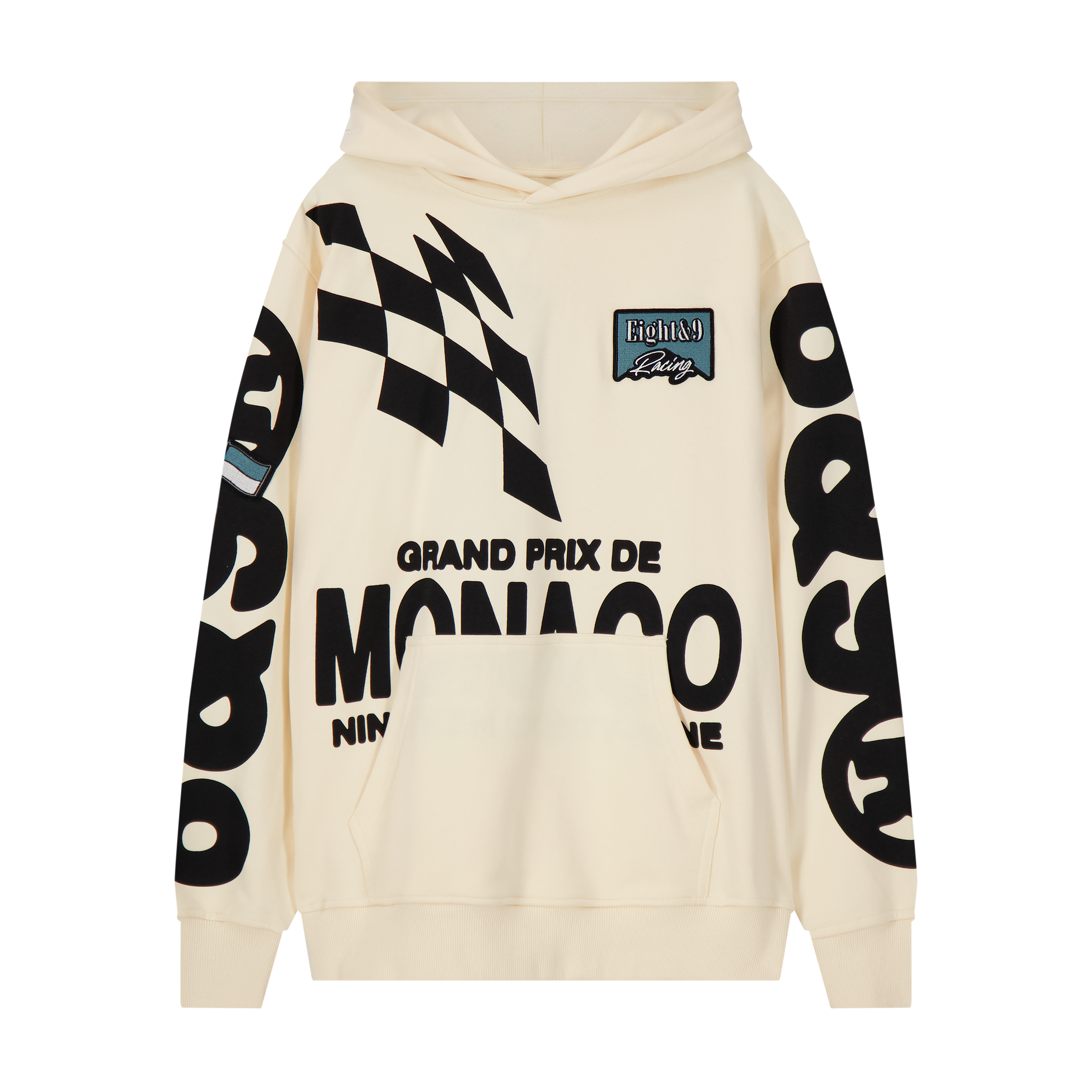 Grand Prix Pullover Hoodie Cream