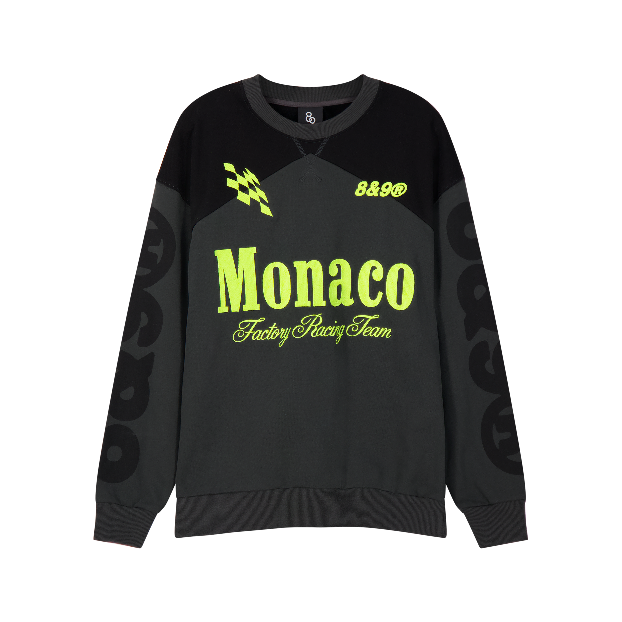 Monaco Crewneck Sweatshirt Black