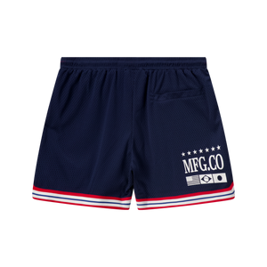 Relay Mesh Shorts Navy