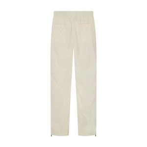 Slide Nylon Flare Zipper Pant Cream