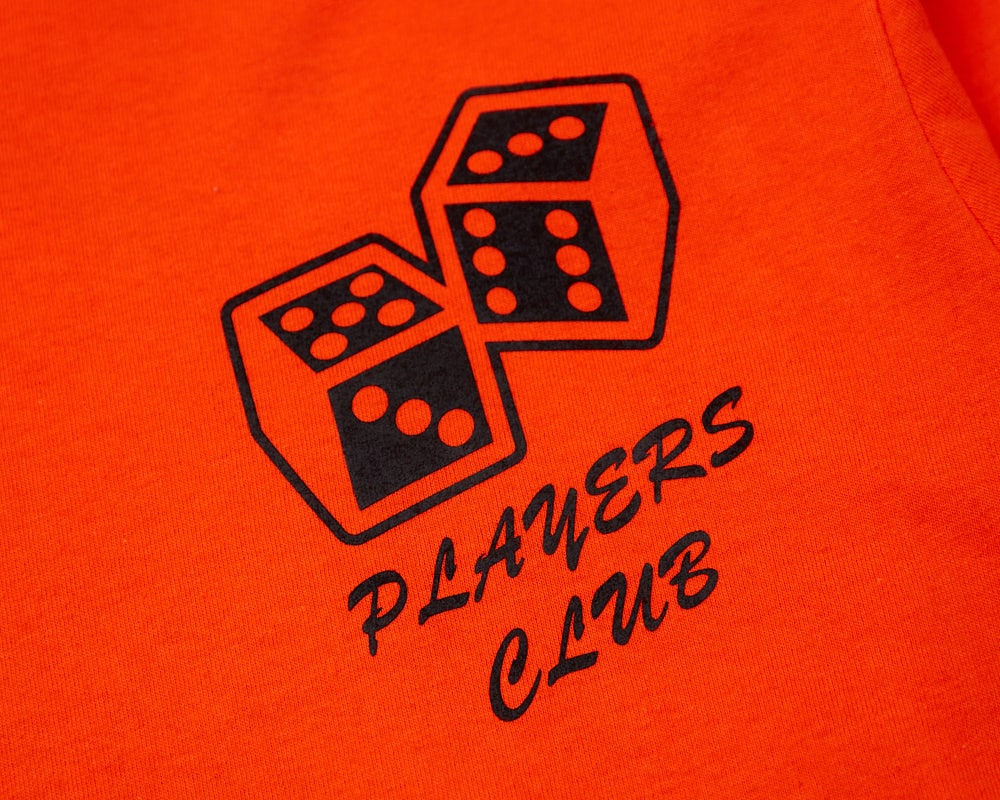 Dice LS T Shirt Orange