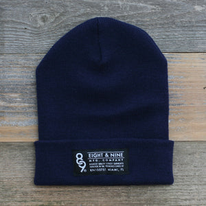 Wynwood Cuffed Beanie Navy