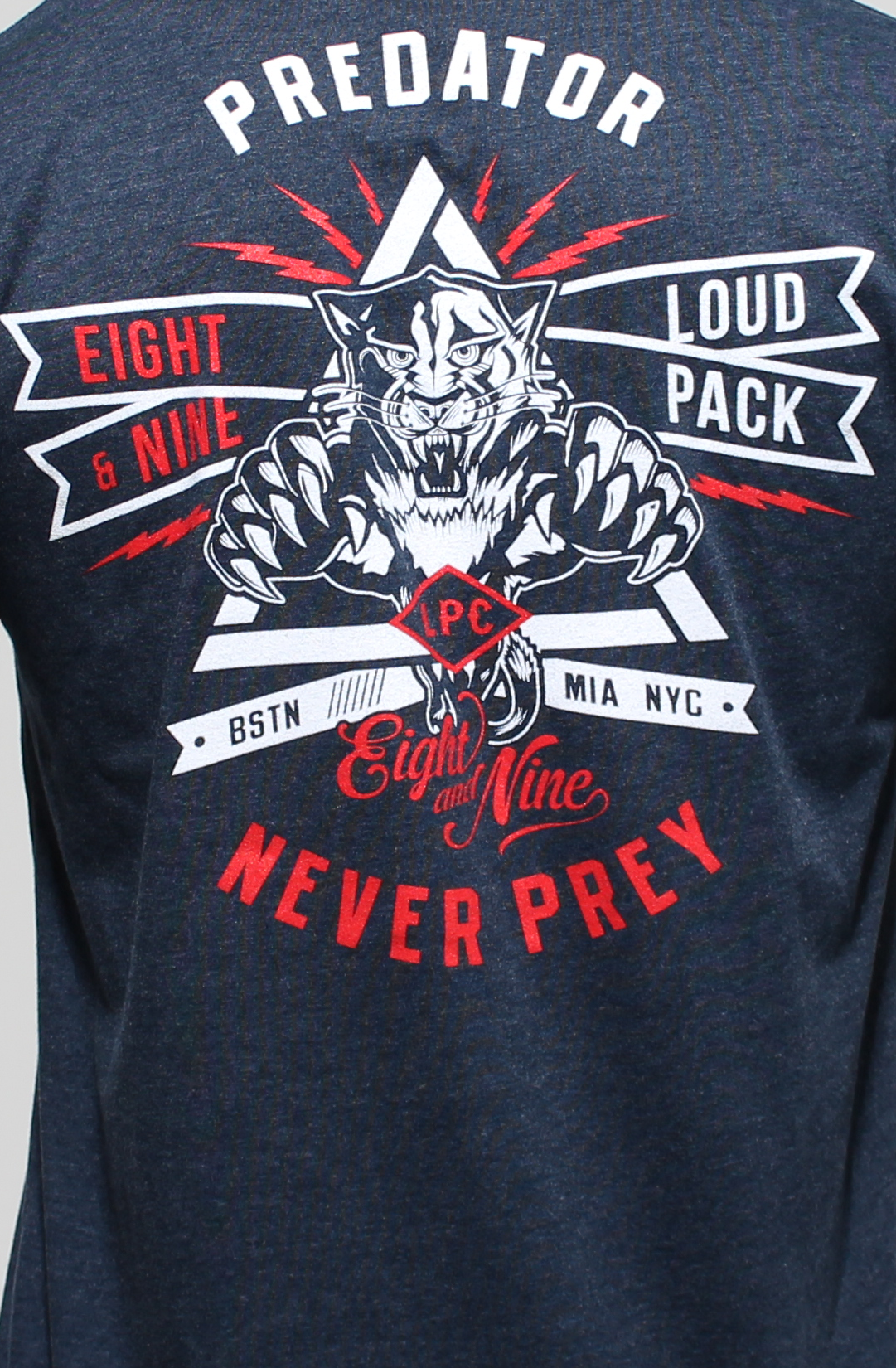 Loud Pack Predator V Neck Tee - 3