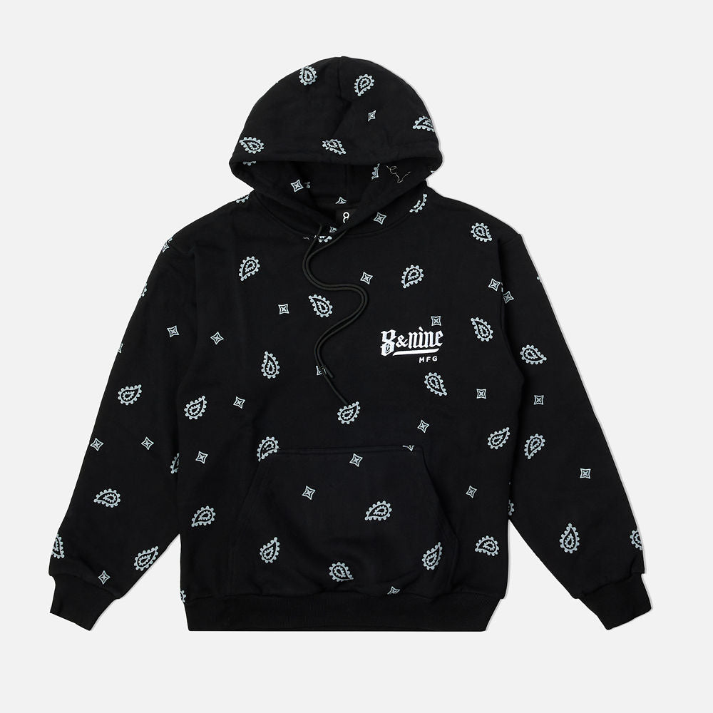 No Love Paisley Hoodie Black – 8&9 Clothing Co.