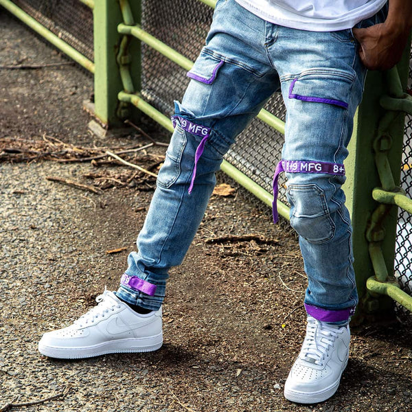 Purple Brand Men's Ripped Skinny Fit Jeans