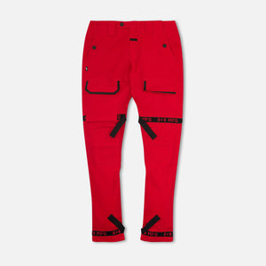 Strapped Up Utility Pant Red