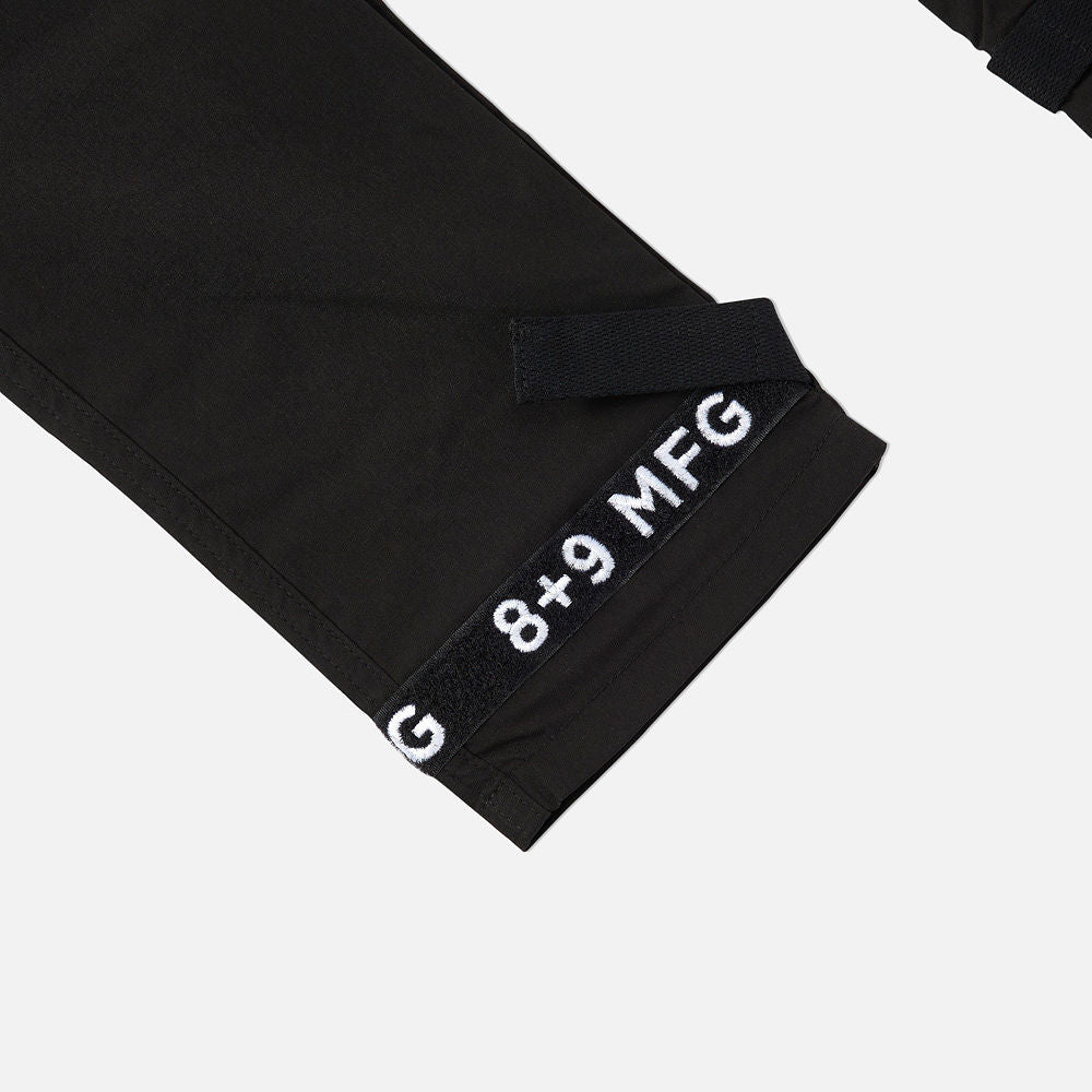Strapped Up Utility Pants Rip Stop Black – 8&9 Clothing Co.