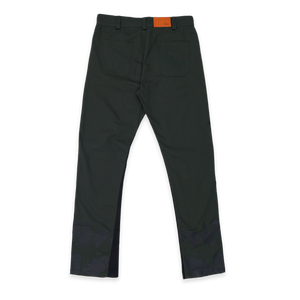 Spiral Straight Chinos Green Black